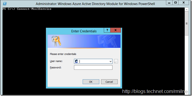 Connecting to Windows Azure Active Directory