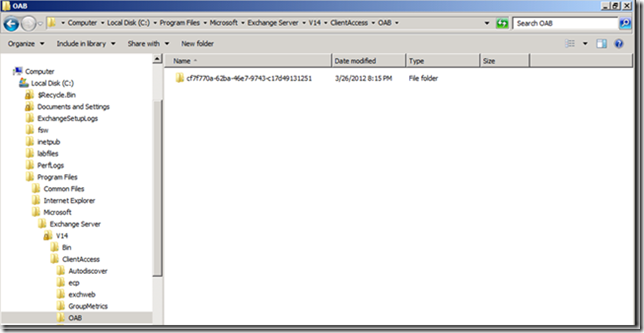 Exchange 2010 OAB Default Content