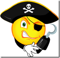 Cool Pirate Emoticon
