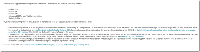 Exchange 2010 System Requirements