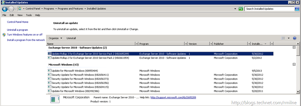 How To Check Exchange 2003 Service Pack Level