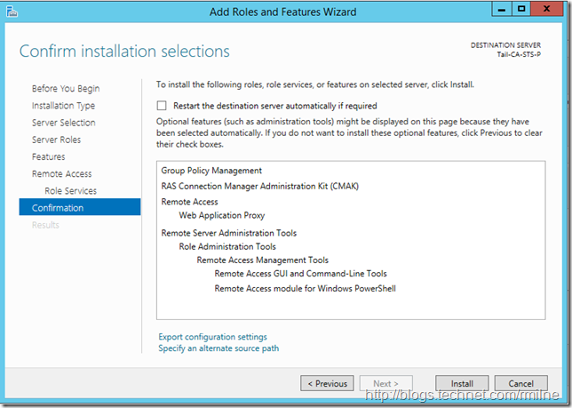 Windows 2012 R2 Confirm Remote Access Role Service
