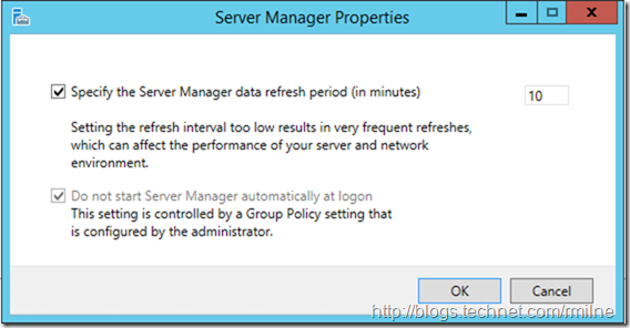 Disable Server Manager At Logon on Server 2012 R2 - Setting Applied