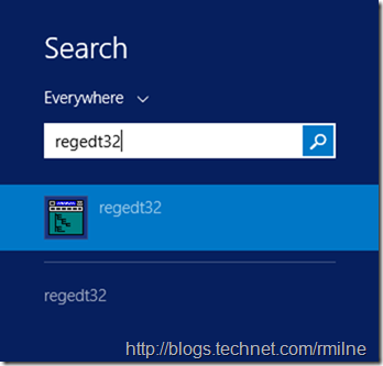 Server 2012 R2 Registry Editor - Regedt32.exe