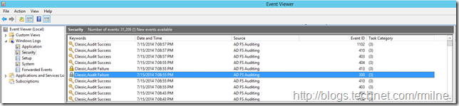 ADFS 2012 R2 Audit Messages When BadPwdCount Is Not Set
