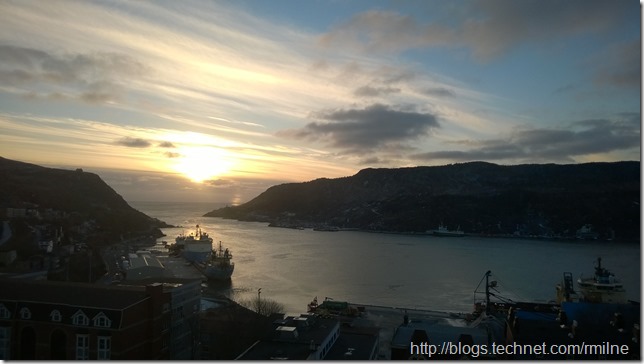 St. John's Newfoundland - View Of The Harbour And Signal Hill