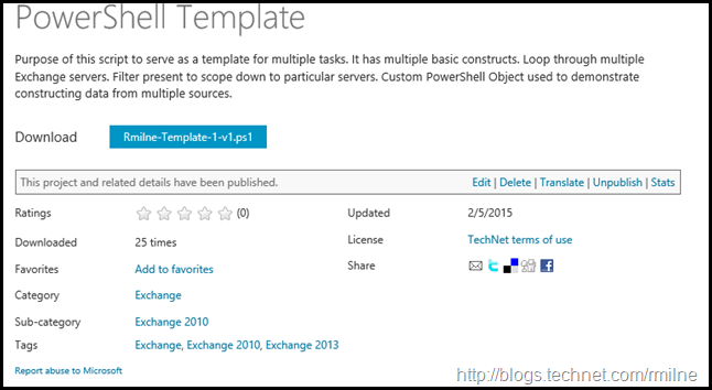 PowerShell Template