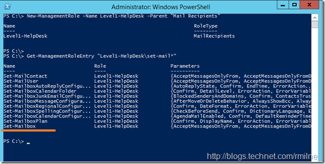 Verifying Cmdlets Present In Management Role