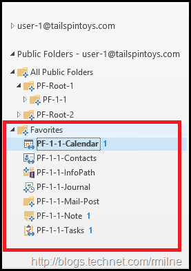 Public Folder Shortcuts Visible In Outlook