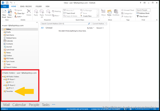 Voila - Public Folders Now Visible In Outlook