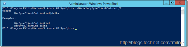 Staring Azure AD Sync Cycle