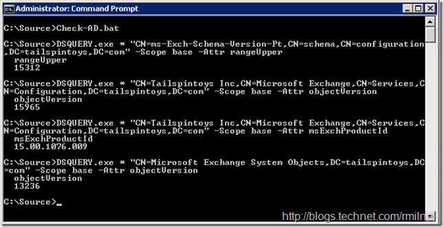 Exchange 2013 Schema Prior To CU9 Upgrade.   Environment Is Currently At CU8