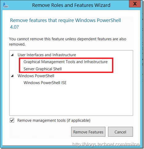Removing PowerShell 4.0 Removes Graphical Shell