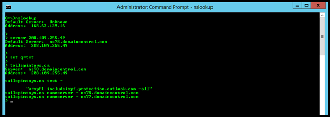 Nslookup Query With No External DNS Manipulation