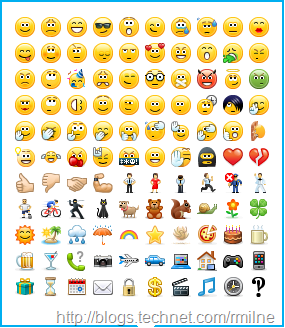 Skype For Business 2016 Emoticons