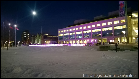 Ottawa City Hall With Ice Rink