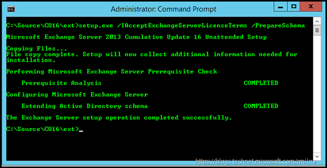 After Updating .NET Framework to 4.6.2 Exchange Setup Completed