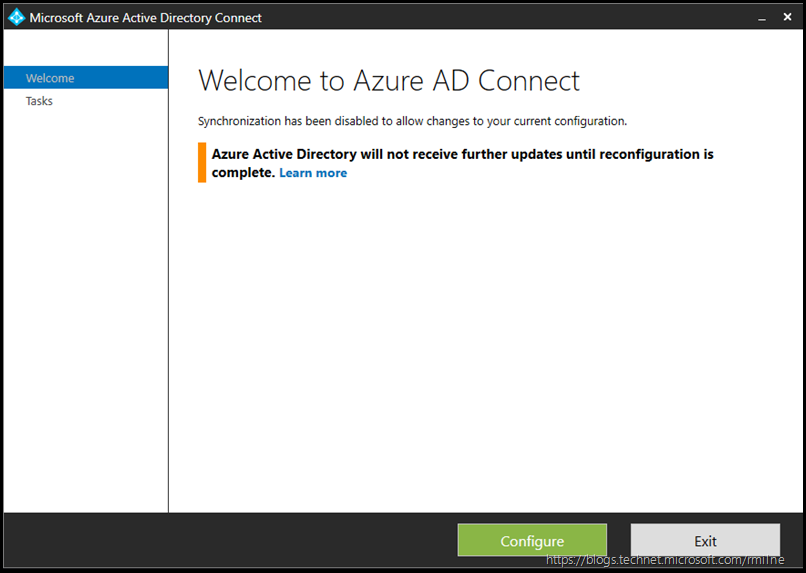 Welcome to Azure AD Connect 
