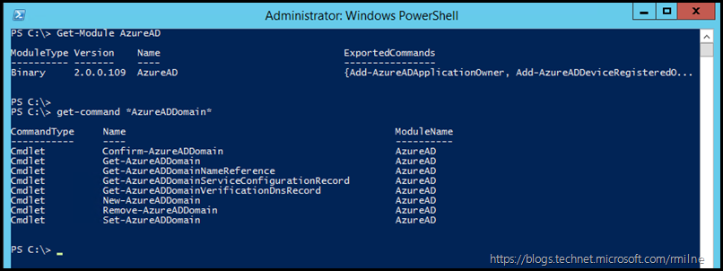 Checking Version of Azure AD V2 Module