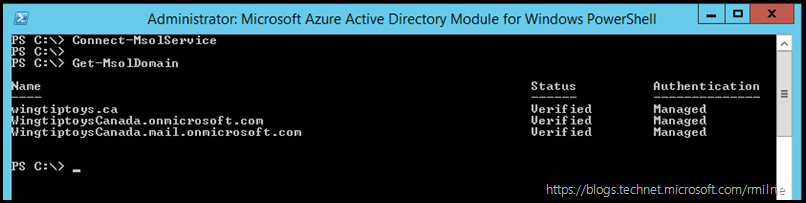 Check Initial MSOL Domain Authentication Type