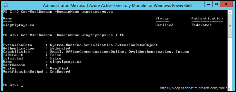 Verifying Domain Authentication - Full Properties