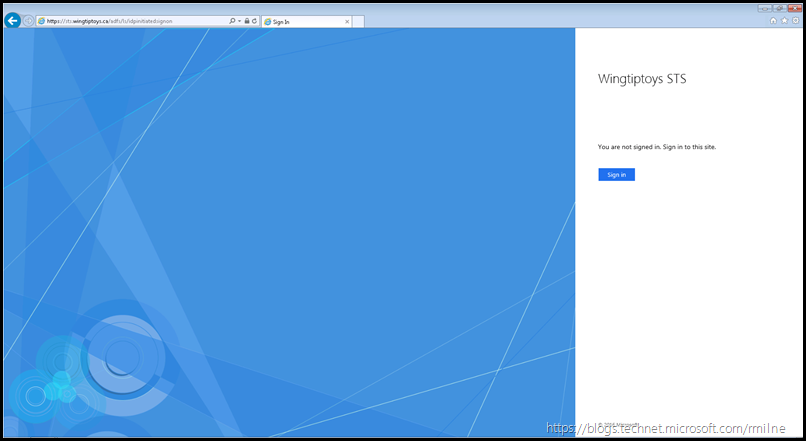 Windows 2016 IdpInitiatedSignon Page Now Working