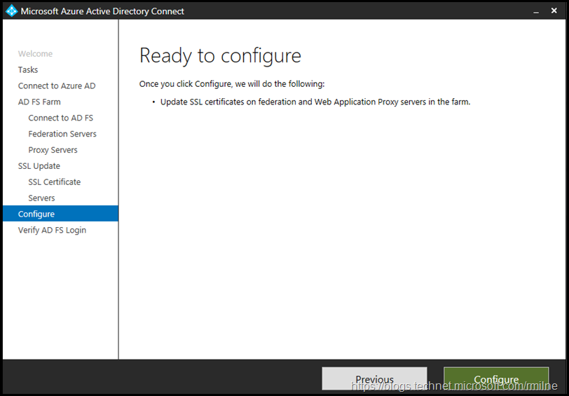 Azure AD Connect - Ready to Configure