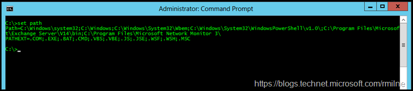 Exhcange 2010 - No Null Path Statement