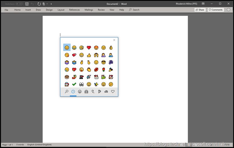 QuickTip – Windows Emoji Keyboard Shortcut - 250 Hello