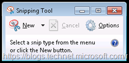 Windows 7 Snipping Tool