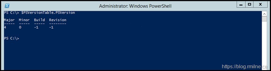 Windows PowerShell - PowerShell 4