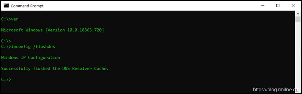 Elevation No Longer Required To Run IPConfig /FlushDNS