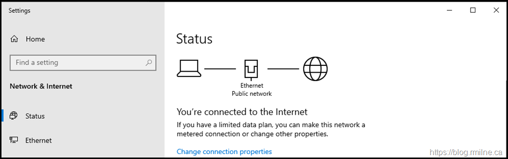 Windows Server 2019 WAP - Public Network Location Detected