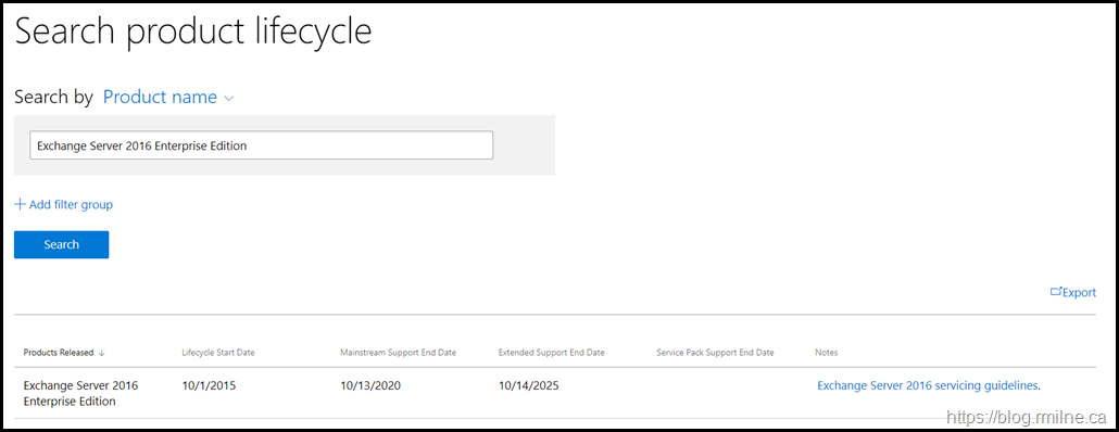 transition exchange server 2010 to 2016