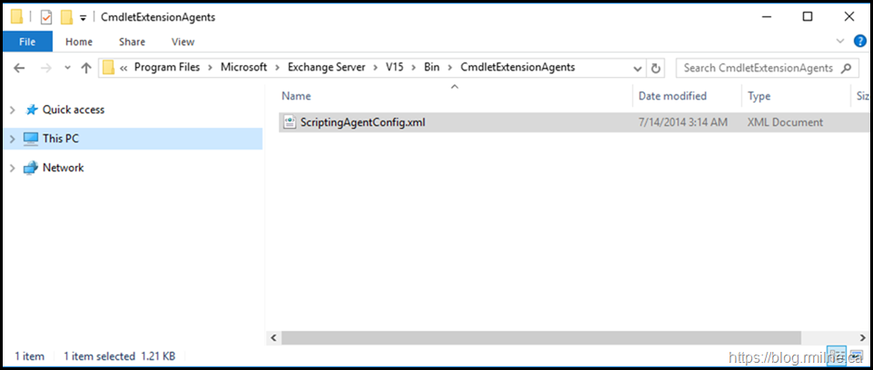 Copying Scripting Agent Config File To CmdletExtensionAgents Folder