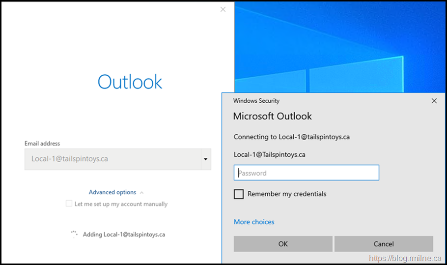 Unable To Create Outlook Profile. Can't Even Get Past "GO"