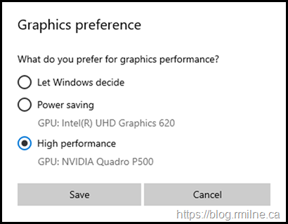 Windows Hardware Accelerated GPU Scheduling - Controlling Graphics Preference