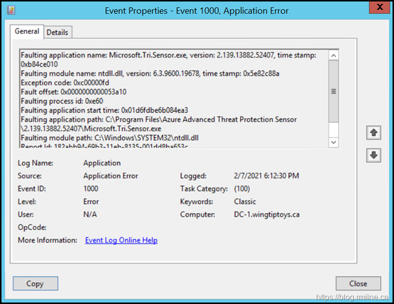 Application fault. Realtek PCIE GBE Family Controller. Ошибка 1000-7. Реестр event ID. Ntdll.