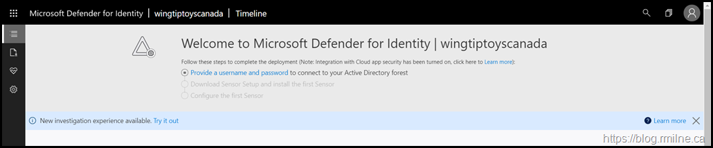 Configuring MDI - Specify Directory Access Account
