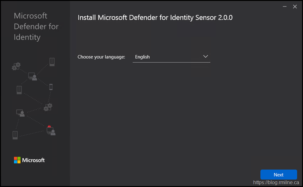 Installing MDI Senson onto Windows 2012 R2 Domain Controller