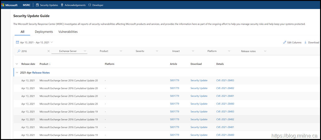 April 2021 Exchange Security Releases