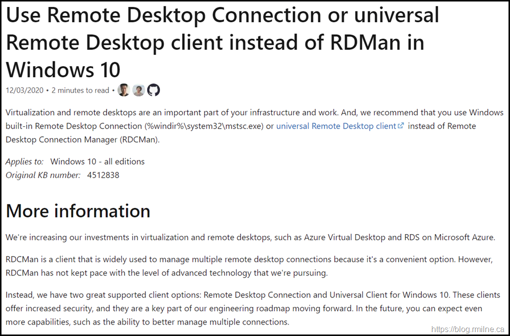 download rdcman windows 10