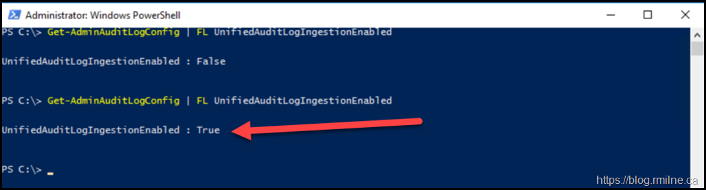 Unified Audit Log Enabled After Setting To On in Microsoft Defender Portal