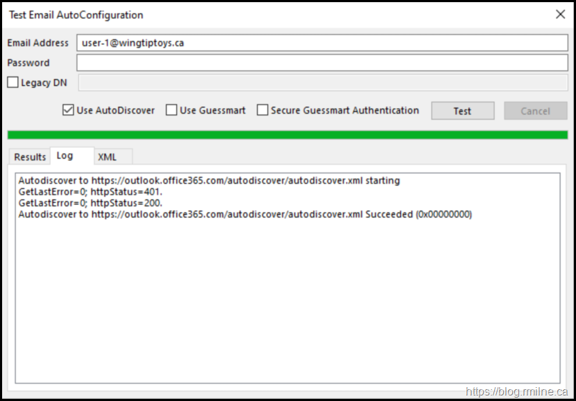 Office 365 Autodiscover Lookup Process–Revisited - 250 Hello