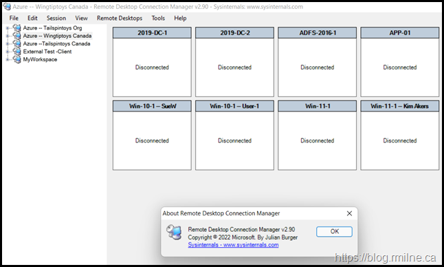 RDCMan Version 2.90