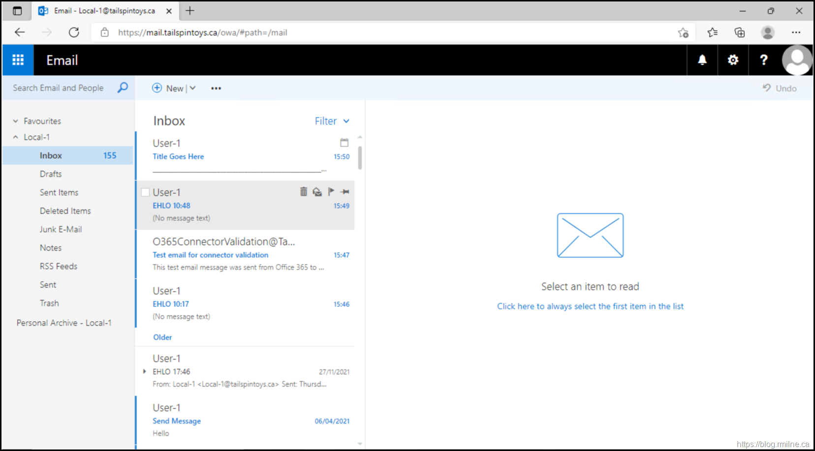 OWA Working - No Issues