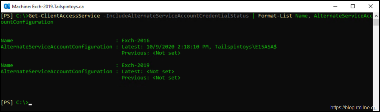 Check Exchange ASA Deployment On All CAS Servers