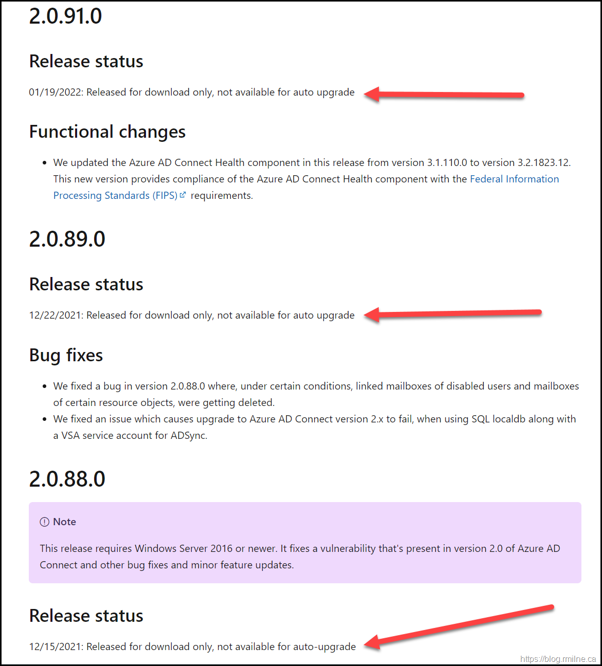 Azure AD Connect 2.X Manual Download Required At This Time