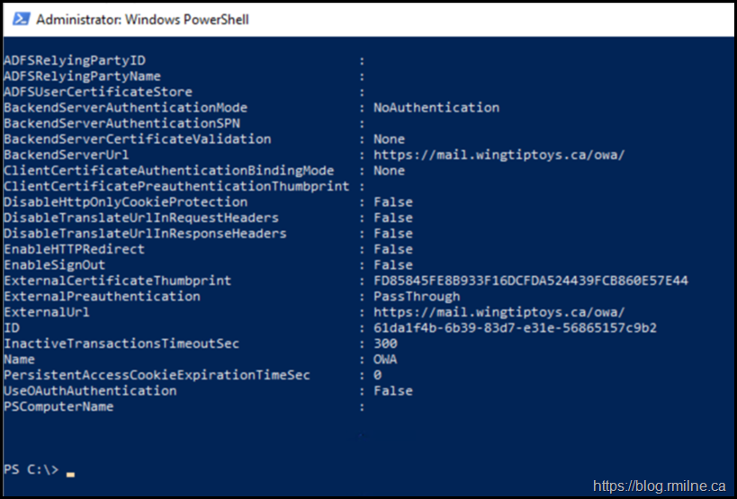 Details of One Published Application - OWA