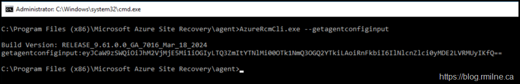 Generate Mobility Service configuration file